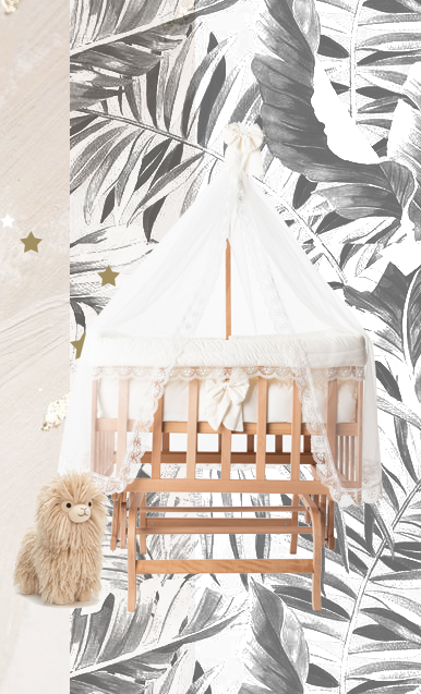 babywiegje babyrace - co sleeper hout - babywieg aan bed - babywieg naast bed - inspiratie babykamer - wiegje van BabyRace - schommelwieg - schommelwiegje