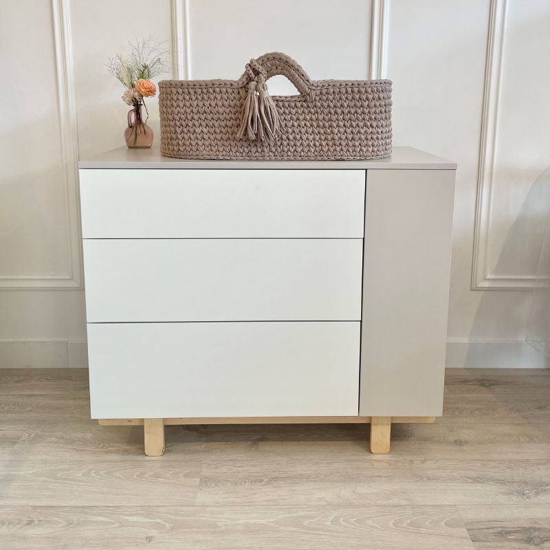 Commode mix cashmere white woodluck