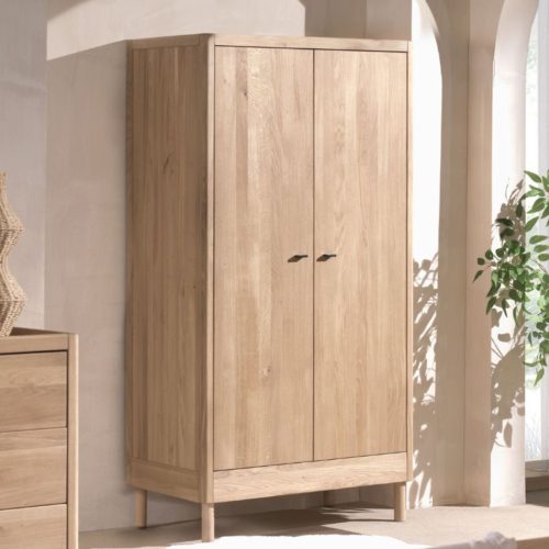 Forrest kledingkast naturel, kinderkamerkast, houten kledingkast, babykamerkast, kledingkast, opbergkast, forrest kast