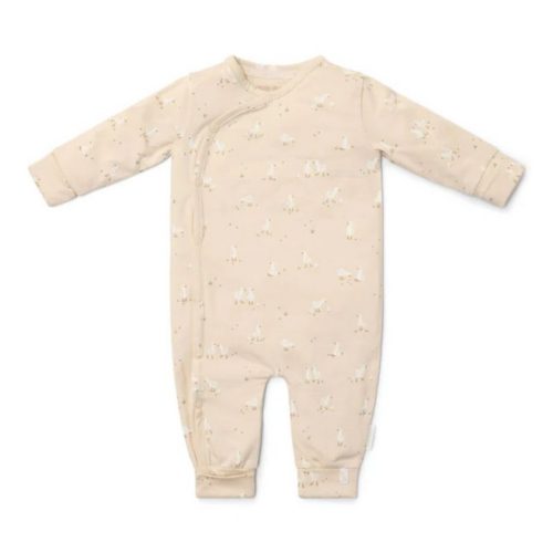 Boxpakje beige, Boxpakje little goose beige, Babypakje ganzen beige
