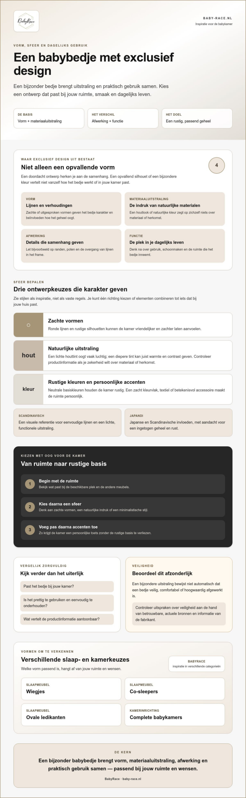 Babybedje exclusief design: trends die stijl en comfort verbinden