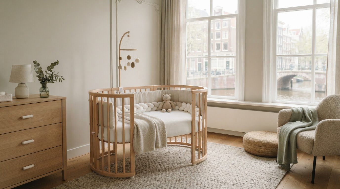 Rustgevende kleuren voor de babykamer: zo kies je een zachte sfeer