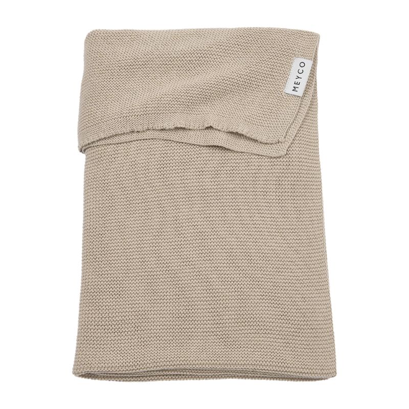 gebreid babydeken sand meyco